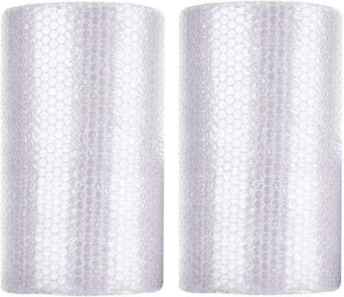 Dasen Bubble Cushioning Wrap Rolls for Packing Moving, 12 Inch x 72 Feet Total Perforated Every 12" Easy Tear Durable Air Bubble Roll for Shipping Packaging Materials Supplies (White)