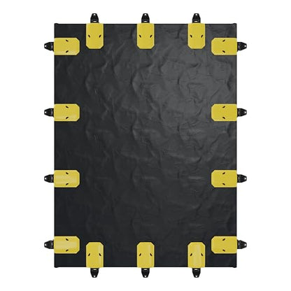 Justrite Rigid-Lock QuickBerm®, 6' x 8' x 12" - size: 6' x 8'