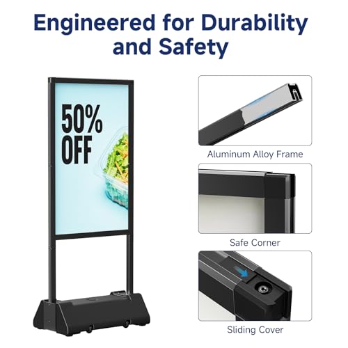 KOOV Heavy Duty Sign Holder Stand, 24"x36" Poster Stand