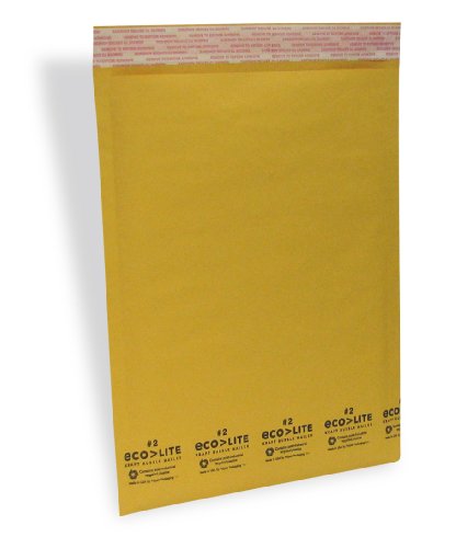 #2 Size 8.5" X 12" Kraft Bubble Mailers Self Seal/ 100 Cs