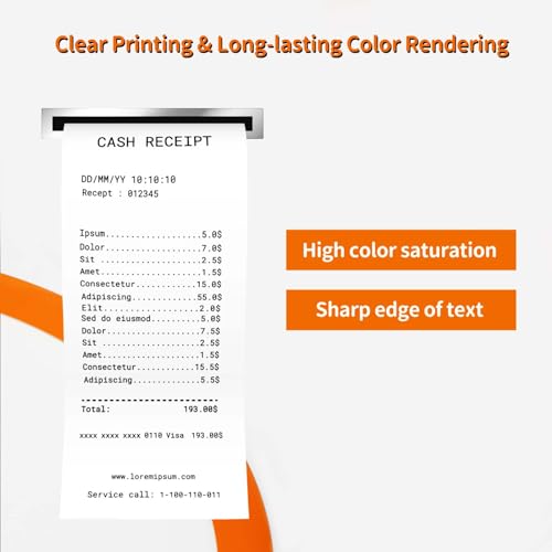 (50 Rolls) 2 1/4 x 50 Thermal Paper Receipt Rolls Premium Quality Paper fits all Credit Card Terminals - size: 2 1/4" x 50'