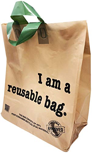 Reli. Shopping Bags, Reusable (250 Count Bulk; 2.25 mil Thick)