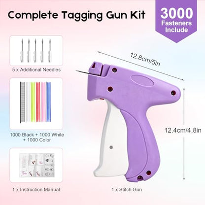 Stitch Gun for Clothes, Handheld Quick Clothing Fixer - color: Purple