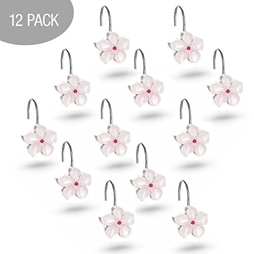 Creative Scents Vanda Shower Curtain Hooks Decorative | Set of 12 - style: Shower Curtain Hooks