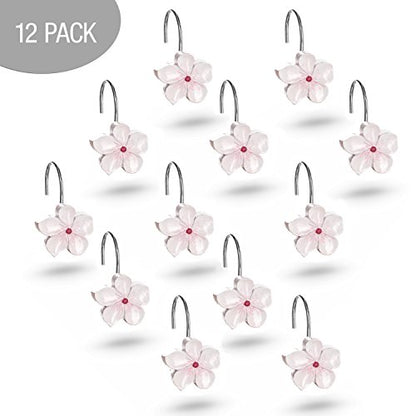 Creative Scents Vanda Shower Curtain Hooks Decorative | Set of 12 - style: Shower Curtain Hooks