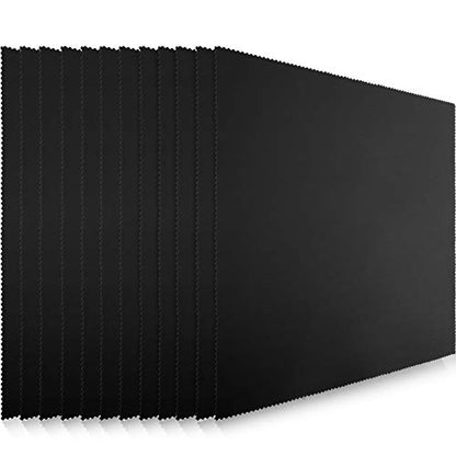 Frienda 12 Pack Microfiber Cleaning Cloth,Black - color: Black