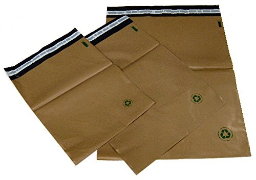 Bubblefast! Brand 6'' x 9'' Unlined Biodegradable Self-Seal Poly Mailing Bags, Pack of 25