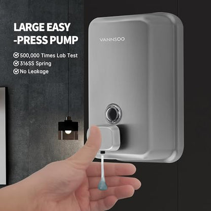 Commercial Soap Dispenser Wall Mount Bathroom, 27 fl.oz. - size: 27 fl.oz.