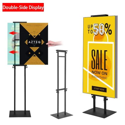 GUOHONG 6Pack Poster Stand for Display, Adjustable Floor Stand Sign Holder - size: 75 inch-6Pack