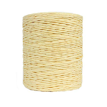 Nature's Cotton Raffia Summer Sun Hat & Beach Bag - Light Yellow, Rayon Raffia - 280 Meters/306 Yards - color: Light Yellow