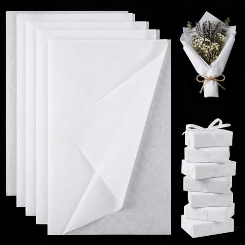 VGOODALL 450 Sheets White Tissue Paper, 11.5 X 8 inches - color: White