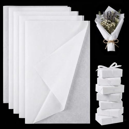 VGOODALL 450 Sheets White Tissue Paper, 11.5 X 8 inches - color: White