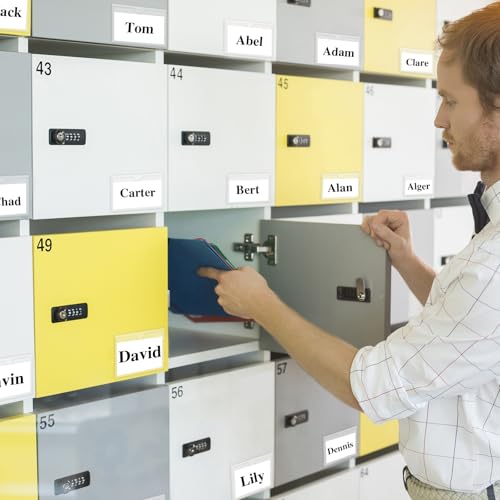 48 Pack Adhesive Index Card Holders, Clear 3 x 5 Label Pockets - size: 48 Pack 3 x 5 Inches