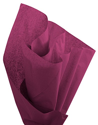 Brand New Tissue Paper Pack, 48 Sheets, 20" x 30", Dubonnet - color: Dubonnet