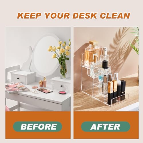Kathfly 2 Pack 8-tier Acrylic Display Stand for Purses & Wallets - size: 5-tier