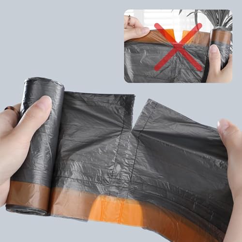 MOPALL Small Trash Bags with Drawstring, 2.6-4 Gallon, Black - size: 2.6-4 Gallon Trash Bags
