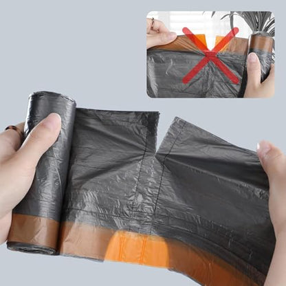MOPALL Small Trash Bags with Drawstring, 2.6-4 Gallon, Black - size: 2.6-4 Gallon Trash Bags