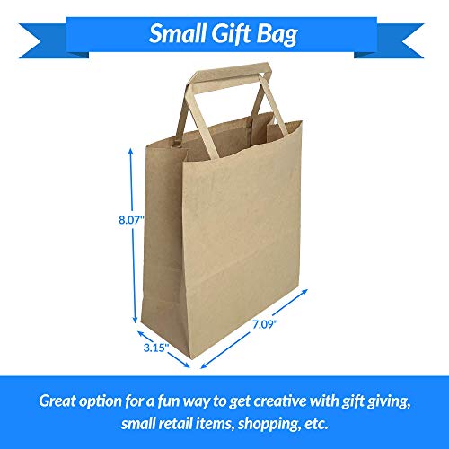 Reli. 100 Pack Small Paper Bags with Handles