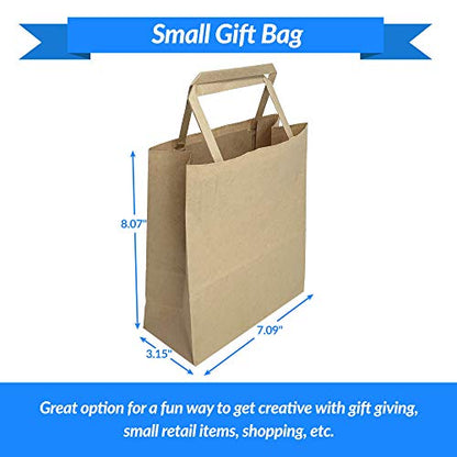 Reli. 100 Pack Small Paper Bags with Handles