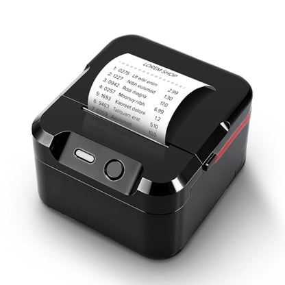 POS Printer, 58mm USB Thermal Receipt Printer, Restaurant Kitchen Printer with Cutting Support Cash Drawer USB Serial Interface for Windows/Mac/Linux