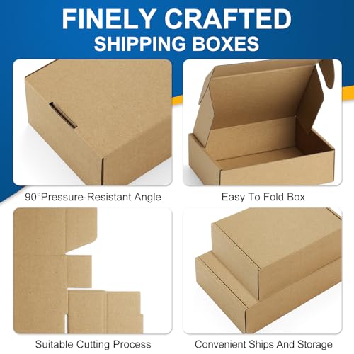 Famagic 25 Pack 9x6x2 Brown Small Shipping Boxes for Small Business, Gifts - color: Brown, size: 9x6x2" 25pcs