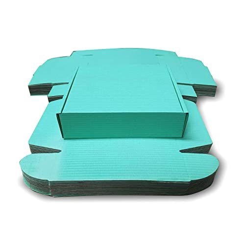 Small Green Shipping Packaging Boxs KAXILU 20pcs Shipping Boxs L8xW5.5xH1.5 inch Suitable E-Commerce Packaging - color: Green--20pcs, size: Small-L8xW5.5xH1.5 inch