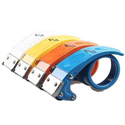Metal Handheld 2 Inch Tape Gun Dispenser Packing Packaging Sealing Cutter Orange