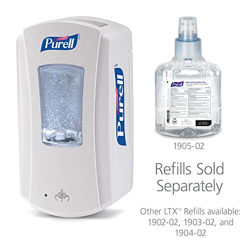 Purell LTX-12 Touch-Free Hand Sanitizer Dispenser, White, 1200 mL - 1920-00 - color: White