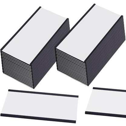 30 Pcs Magnetic Label Holders 4 X 2 in - color: 30pcs