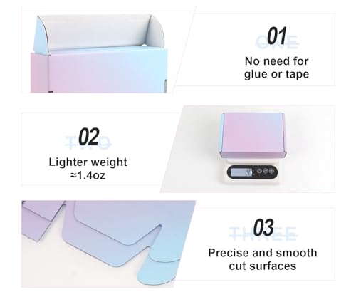 6"x4"x1.6" Shipping Boxes, 50 Pack Purple Cardboard Mailer Box, Small Gift Boxes for Packaging Small Business - color: Purple, size: 6x4x1.6 in