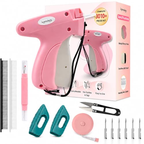 Micro Stitch Gun for Clothes, No Sew Hemming Tool Kit, Pink - color: Pink