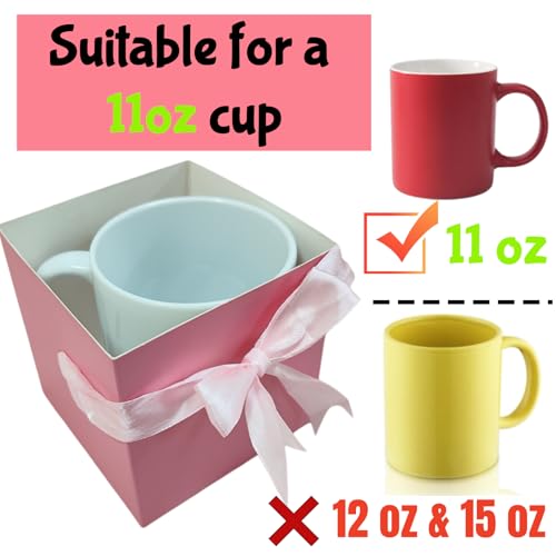Gift Box with Lid & Ribbon for present, 12pcs, White, 4"×4"×4" - color: White, size: 4 x 4 x 4 Inch