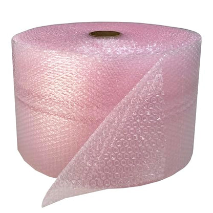 Pink Anti-Static Bubble Roll, 12" x 175', Small 3/16" - color: Pink Antistatic, size: 12" x 175' Small 3/16"