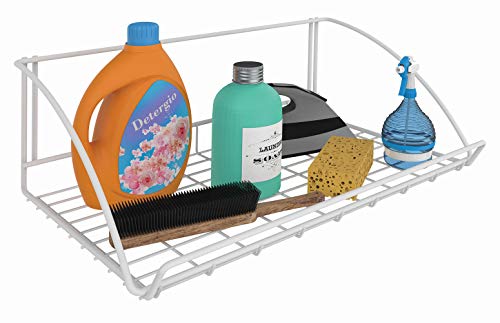 ClosetMaid 8278 18-Inch Wide Laundry Utility Hanger Shelf, White - size: 18-inch