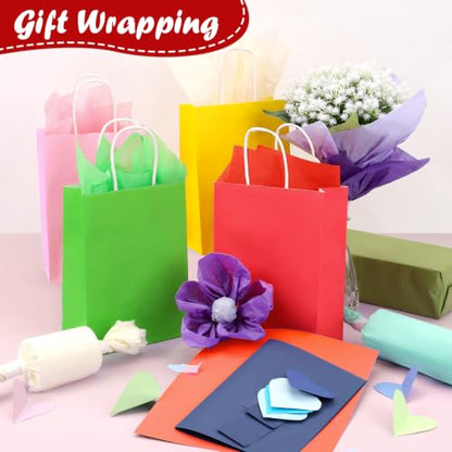 TUXIYA 400 Sheets Tissue Paper,40-Color 14"X10" Tissue Paper for Gift Bags - size: 400P