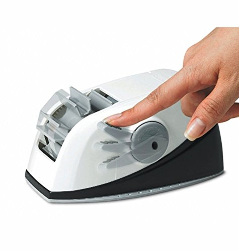 3M Desktop Dual_2 Acrylic Sticky Tape Dispenser Core, Self_Auto Cutter Tape Holder (Black)