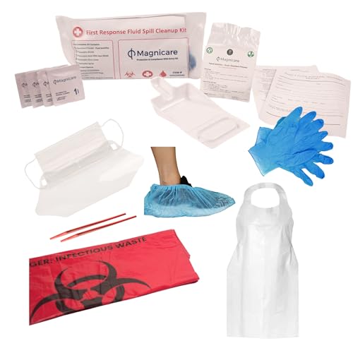 Bodily Fluid Clean Up Kit - Be OSHA Compliant (10 Pack)
