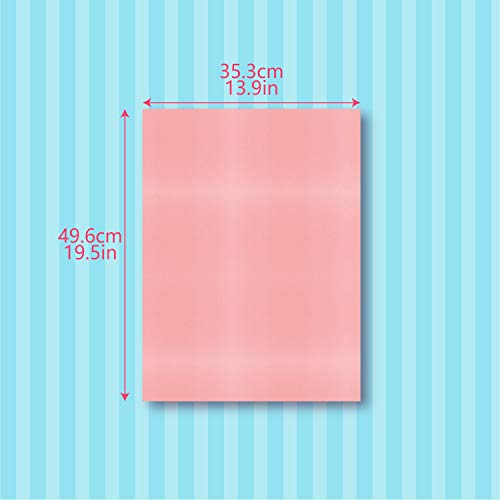 Larcenciel Rose Gold Tissue Paper Bulk, 100 Sheets Metallic Gift Wrapping Paper and Art Supplies Perfect for Valentine's Day, Wedding, Mother's Day,20x14 inch - color: Rose 100PCS