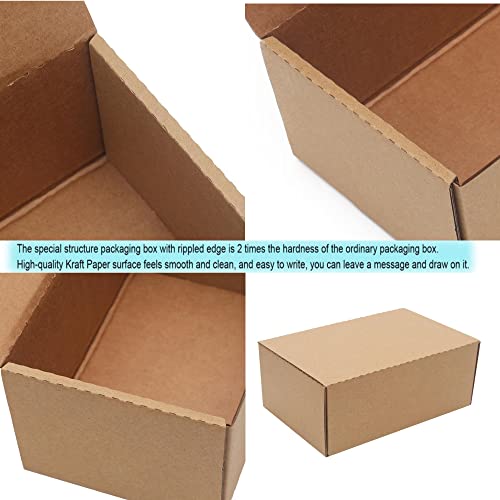 10 Pack Small Shipping Boxes for Packaging & Shipping 9x6x2'' (inner size) - size: 9 x 6 x 2 inches 10 pack