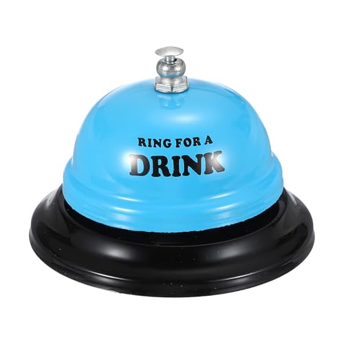 PATIKIL Desk Bell, 3.3" Service Call Bell Ringing, Drink, Blue - color: Blue(drink)