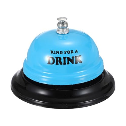 PATIKIL Desk Bell, 3.3" Service Call Bell Ringing, Drink, Blue - color: Blue(drink)