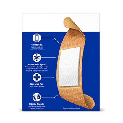 Care Science Variety Adhesive Bandages Pack, Assorted Sizes, 300 Count