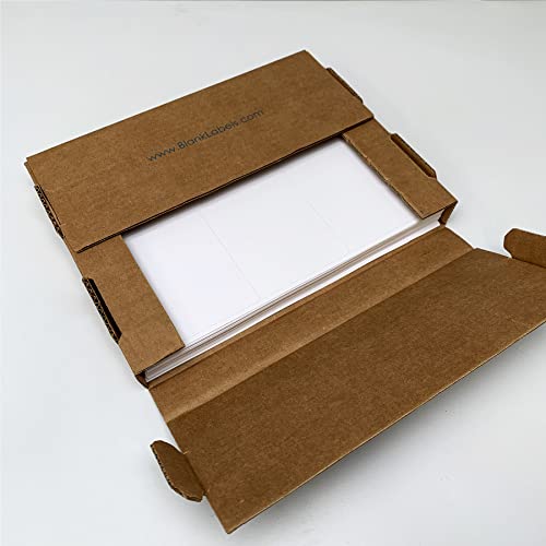 Blank Labels Address Barcode Shipping Labels, 4" x 3.33" (4 x 3-1/3) Permanent White Matte Label, Inkjet and Laser Printer Guaranteed Made in USA, 6 Labels Per Sheet- 10 Sheets - 60 Labels - size: 4" x 3.33"