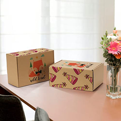 9x6x4 Cardboard Shipping Boxes Set of 20, Brown - size: 9" x 6" x 4"