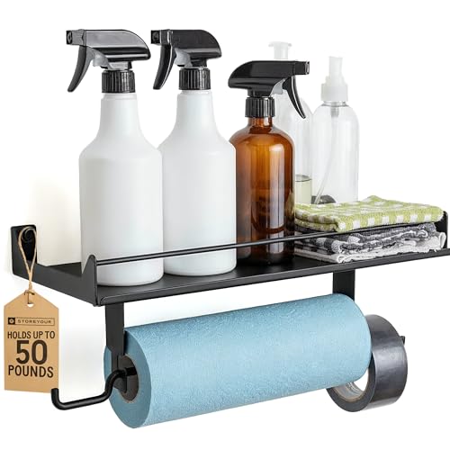 StoreYourBoard Heavy Duty Paper Towel Holder Wall Mount, Holds 50 lbs