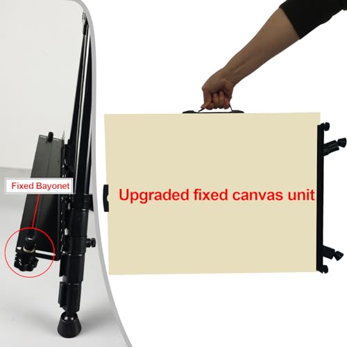 RRFTOK 2 Pack 17-66 Inch Art Easel Stand for Painting and Sign, Black - style: 66B 2-Pack