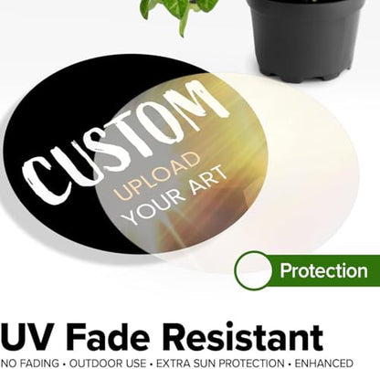 Custom Stickers for Weddings, Birthdays & Businesses - Personalized Labels with Your Logo - Waterproof, Fade and Heat Resistant - Pack of 100-1000 (Custom Image, 6 Inch) - color: Custom Image, size: 6 Inch
