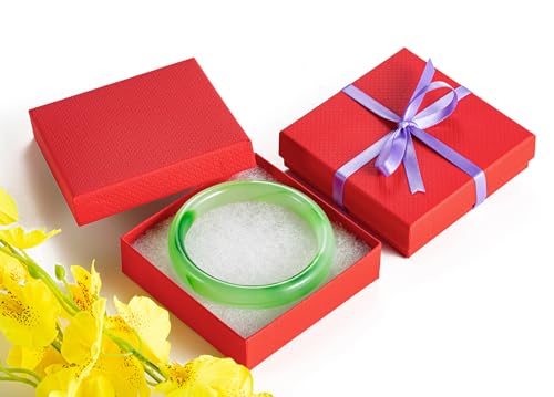 GEFTOL Jewelry Gift Boxes 20 Pack 3.5x3.5x1 Inch Cardboard Jewelry Boxes,Small Gift Boxes for Jewelry Earrings Necklaces Handmade Bangles Bracelets(Red) - color: Red, size: 3.5x3.5x1 Inch (Pack of 20)