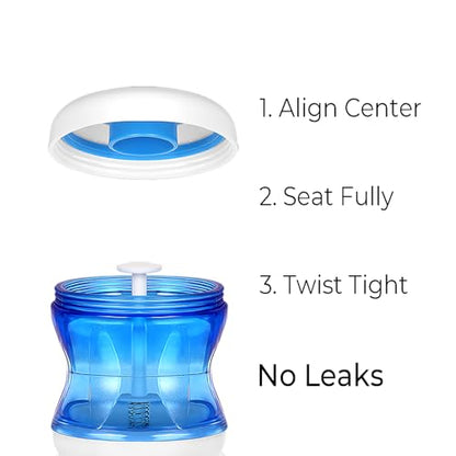 Dish Brush with Soap Dispenser, Stiff Bristles Dish Scrubber for Pots, Pans & Sink Cleaning, 2 Pack - color: Blue