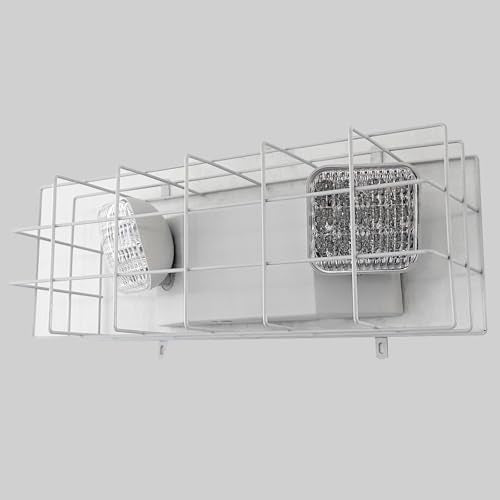 TANLUX LED Emergency Light with Wire Guard, Protective Coated Steel Wire Guard with Emergency Light - size: Emergency Light
